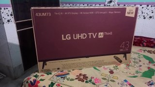 LG 43UM 7300 unboxing _  4k UHD LG 43 um 7300 unboxing _ LG 43 inch smart tv _LG 4k samrt tv Price _