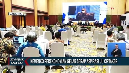 Download Video: Kemenko Perekonomian Gelar Diskusi untuk Serap Aspirasi UU Cipta Kerja