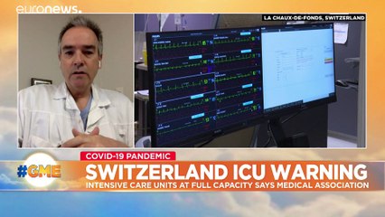 Intensive Care Units in Switzerland 'at capacity' because of COVID-19 pandemic