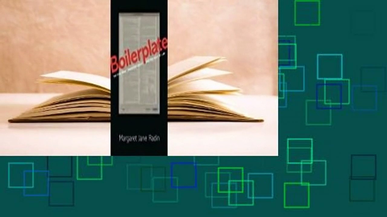 Full version  Boilerplate: The Fine Print, Vanishing Rights, and the Rule of Law  Review