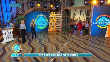 ¡Aprende a caminar en tacones con estos sencillos consejos de la experta! | Venga La Alegría