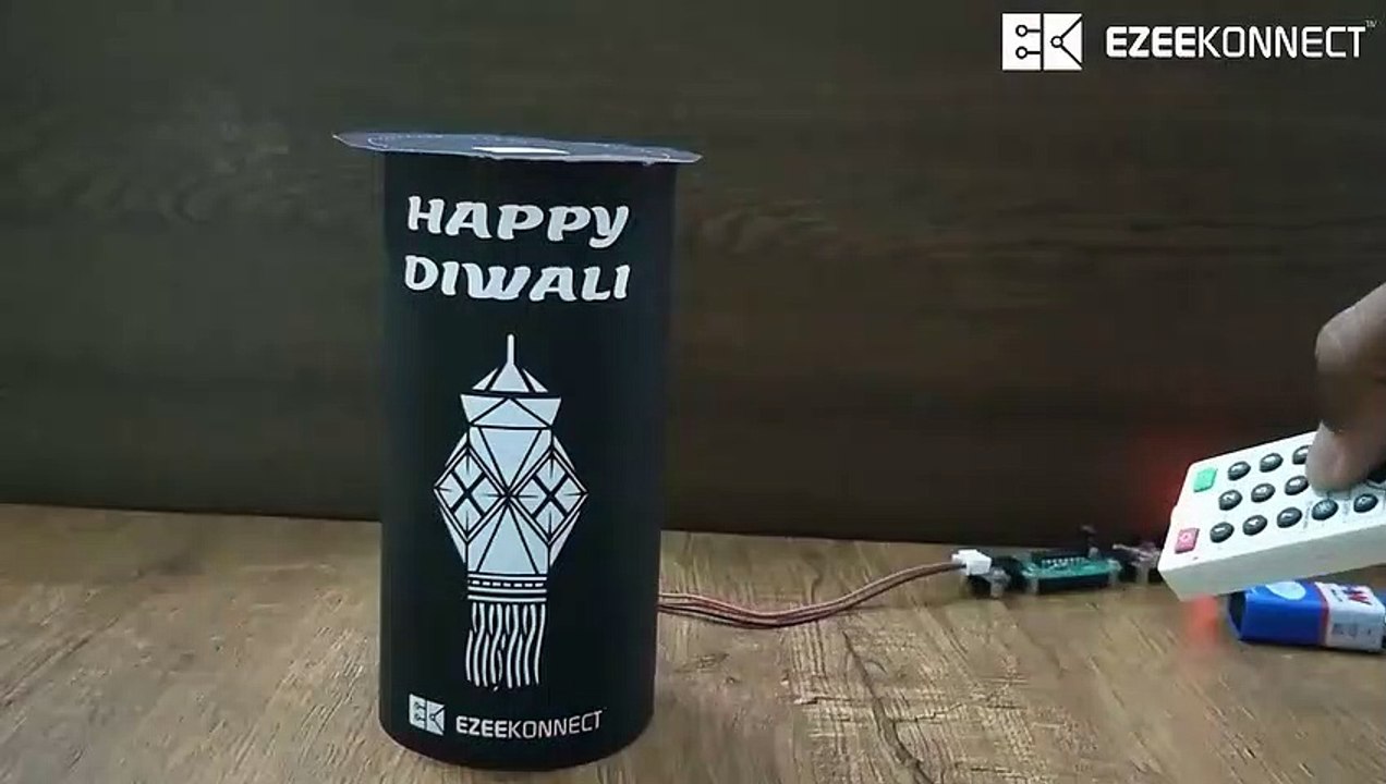 Create Diwali Light Lamp using EzeeKonnect. DIY. LIY. #EzeeKonnect