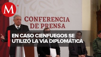 No amenazamos a nadie para regreso de Cienfuegos a México: AMLO