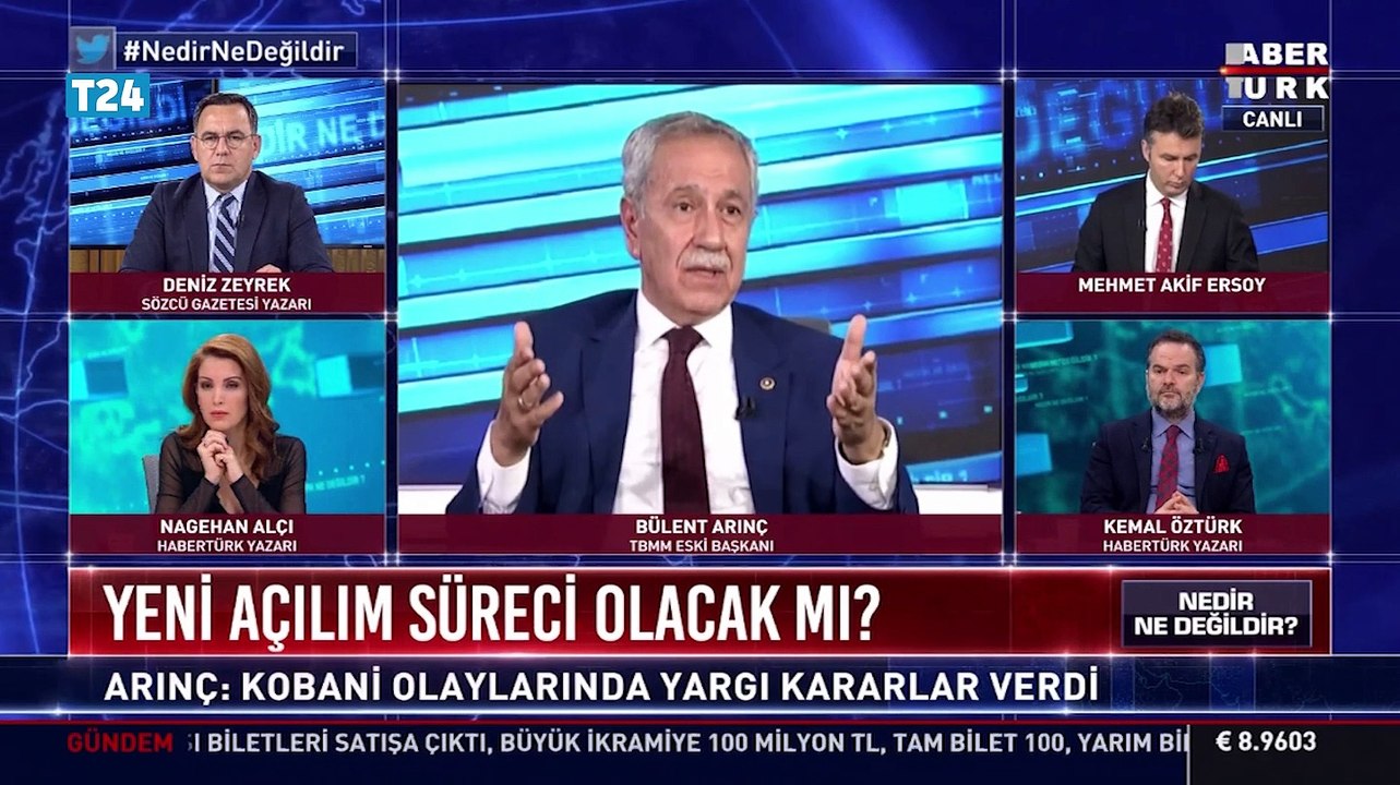 Bülent Arınç: Kavala'nın tutuklu kalmasına hayret ediyorum, Demirtaş'ın da tahliyesi olabilir