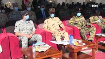 الفريق محمد فريد رئيس أركان حرب القوات المسلحة يحضر المرحلة الرئيسية للتدريب (نسور النيل-1) بالسودان