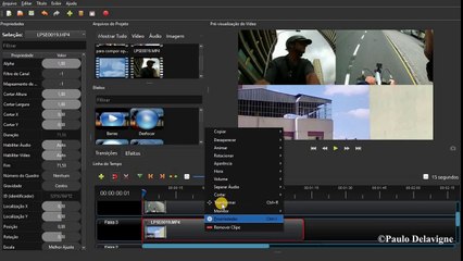 OpenShot tutorial 5 - split screen