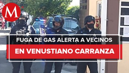 En CdMx, desalojan a habitantes de Venustiano Carranza por fuga de gas