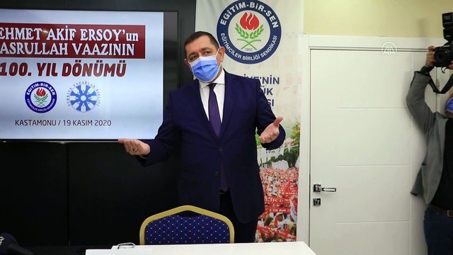 KASTAMONU - Mehmet Akif Ersoy'un 'Nasrullah vaazı' 100. yılında anıldı