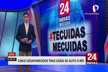 Jaén: colectivo cae al río y cinco personas desaparecen