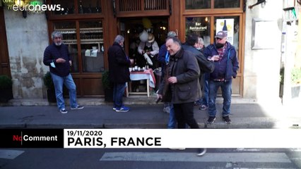 Праздник Божоле Нуво: в Париже наливают