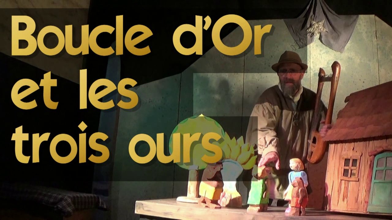 Boucle d'Or et les  trois Ours - Conte pour jouets en bois.