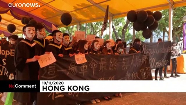 Estudantes volta à rua em Hong Kong
