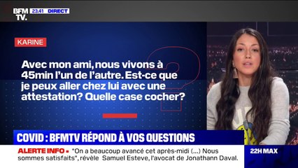 Avec mon ami, nous vivons à 45min l’un de l’autre. Est-ce que je peux aller chez lui?