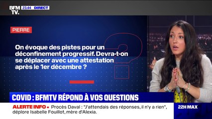 Devra-t-on se déplacer avec une attestation après le 1er décembre ? BFMTV répond à vos quetions