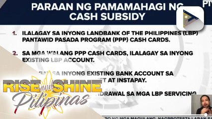 Mahigit 110K PUV operators, nakatanggap ng cash subsidy mula sa pamahalaan