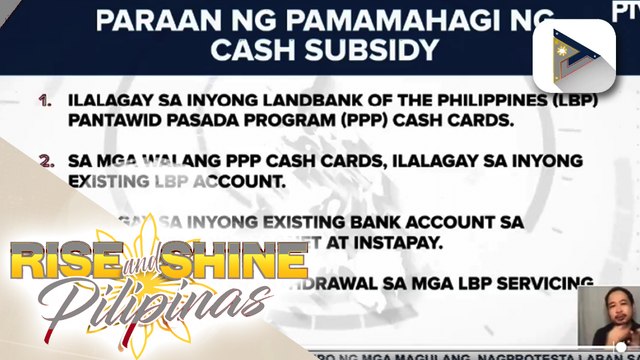 Mahigit 110K PUV operators, nakatanggap ng cash subsidy mula sa pamahalaan