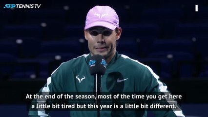 Tải video: Nadal excited to reach semis of ATP Finals