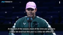 Nadal excited to reach semis of ATP Finals