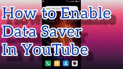 How to Enable Data Saver in YouTube 2020