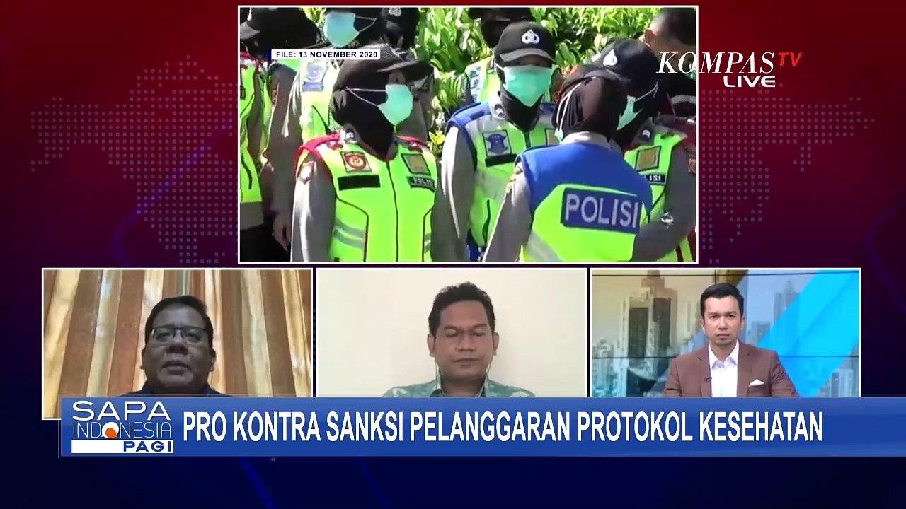 Bahas Sanksi Pelanggaran Protokol Kesehatan