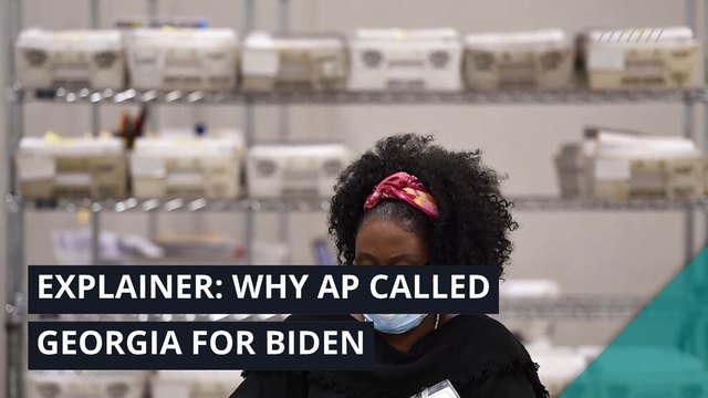 EXPLAINER: Why AP called Georgia for Biden, and other top stories in politics from November 20, 2020.