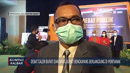 Debat Calon Bupati dan Wakil Bupati Bengkayang, KPU Berharap Tingkatkan Partisipasi Pemilih