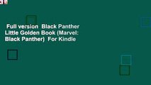 Full version  Black Panther Little Golden Book (Marvel: Black Panther)  For Kindle