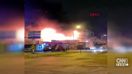 İş yerindeki patlama kamerada | Video