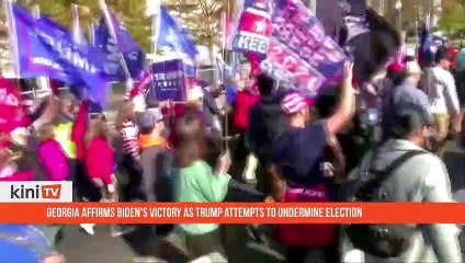 Georgia affirms Biden's victory as Trump attempts to undermine election