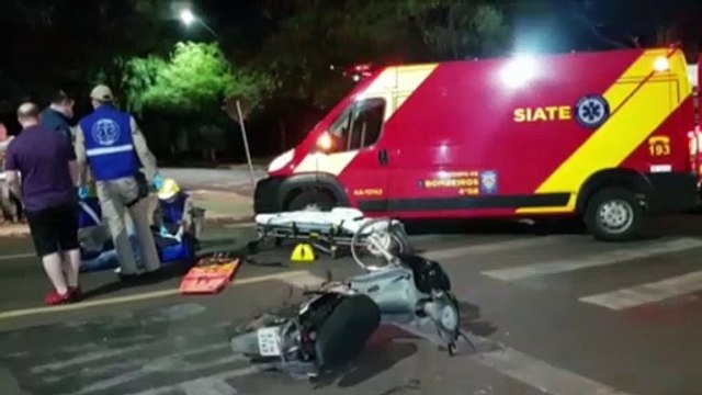 Motociclista sofre múltiplas fraturas em grave acidente no Claudete