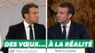Des vœux à la presse de Macron... à la réalité