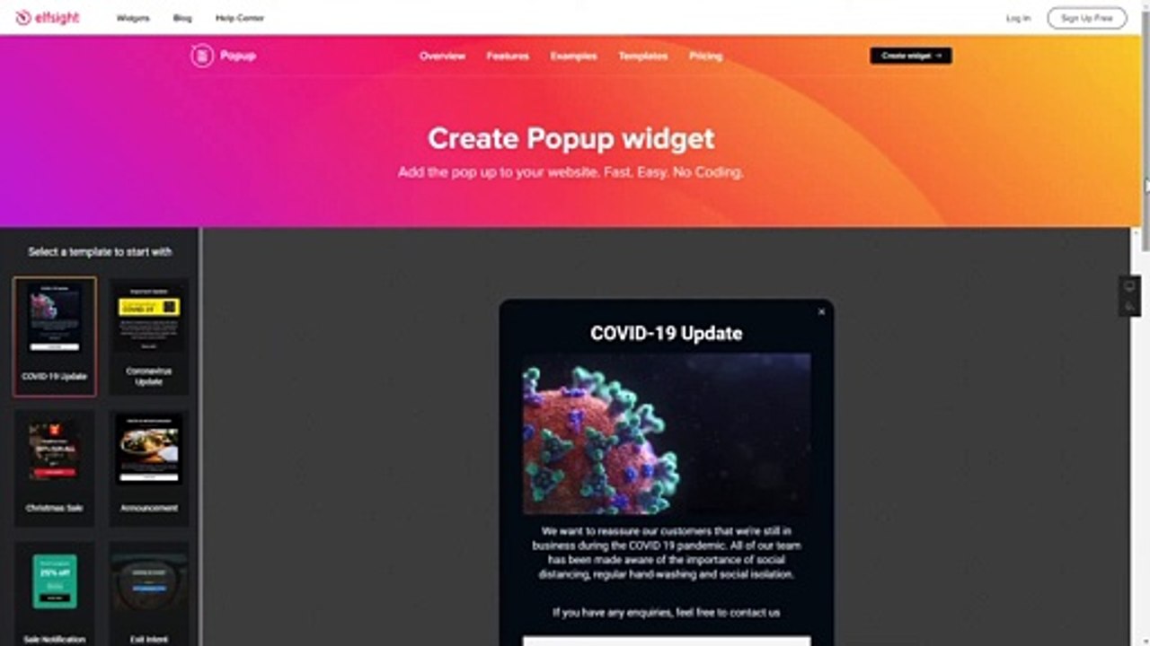 How to Add Popup widget  to HTML (2020)