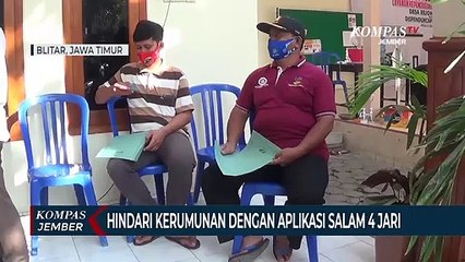 Hindari Kerumunan Warga Melalui Aplikasi Salam 4 Jari