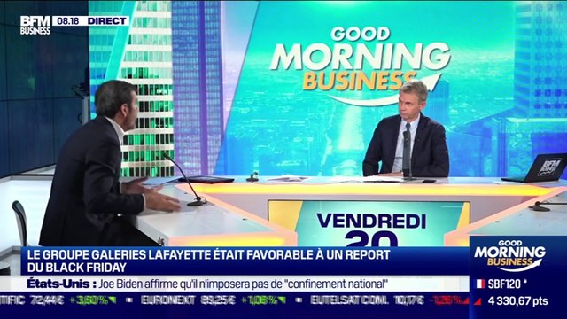 Nicolas Houzé (BHV Marais) : Comment va se passer la réouverture des Galeries Lafayette ? - 20/11