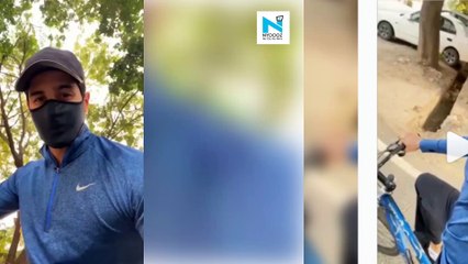 Sidharth Malhotra hits Delhi streets to burn extra calories, watch