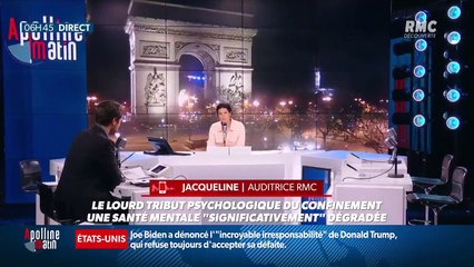 Une auditrice en larmes chez Apolline de Malherbe