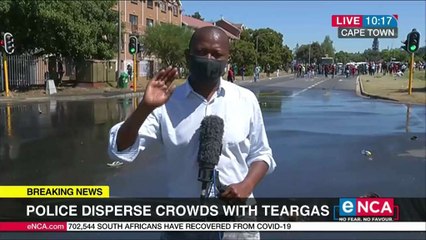 Police disperse EFF supporters with teargas