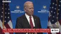 Biden says Trump's refusal to concede is -incredibly damaging- and -totally irresponsible-