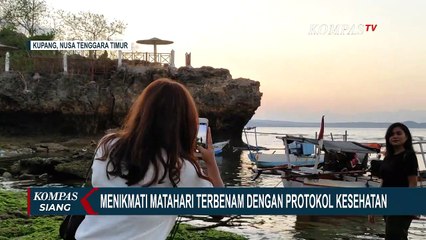 Berwisata Menikmati Matahari Terbenam di Pantai Batu Kelapa dengan Protokol Kesehatan