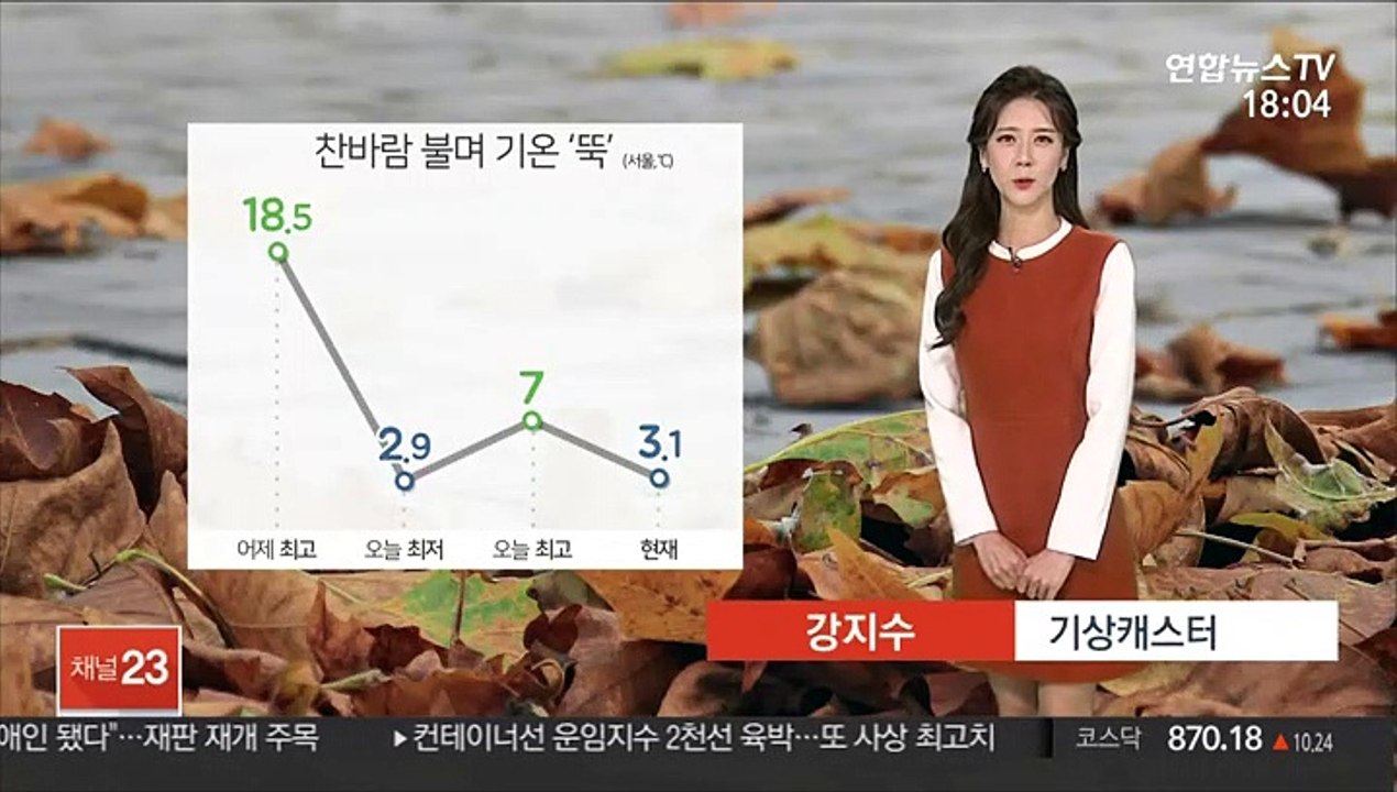 [날씨] 내일 아침 추위 더 심해…일요일 전국 '비'