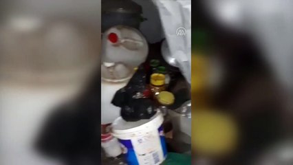 ADIYAMAN - Toprağa gömülü mühimmat ve yaşam malzemesi ele geçirildi