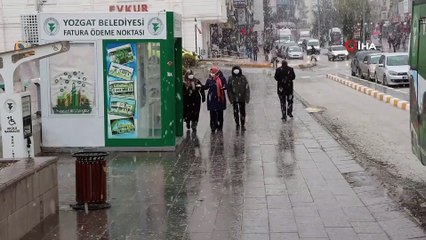 Yozgat’a mevsimin ilk karı yağdı