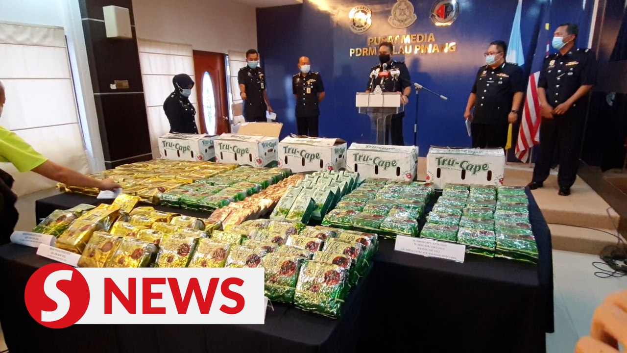 Cops seize drugs worth over RM8mil, arrest six in Penang raids