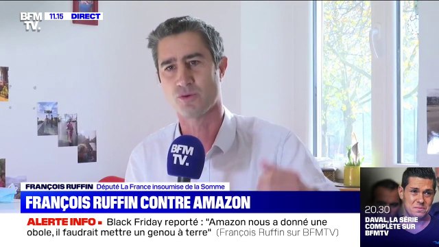 François Ruffin demande qu'Amazon paye ses impôts en France