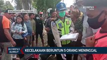 Kecelakaan Beruntun di Pematangsiantar Tewaskan 5 Orang