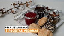 Delícias Caseiras: 3 receitas veganas