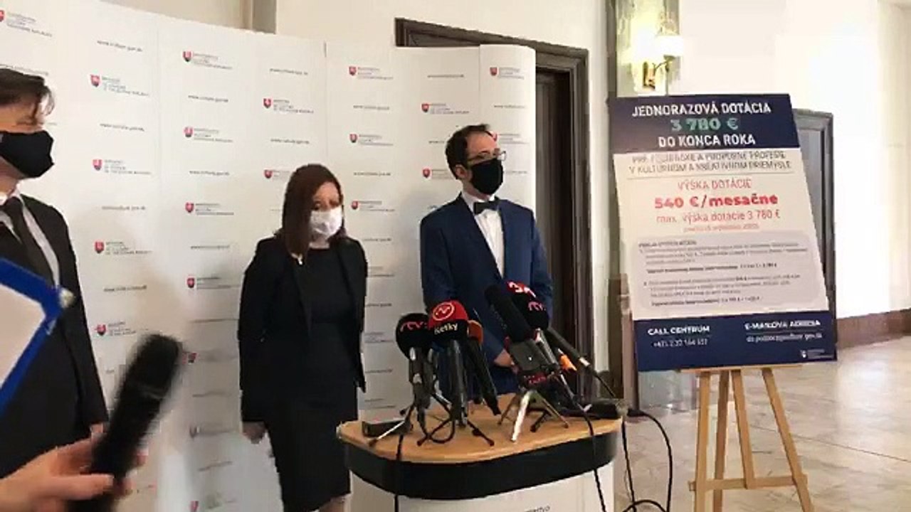 ZÁZNAM: Brífing Ministerstva kultúry SR