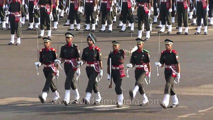 Show of swords by cadets at IMA parade