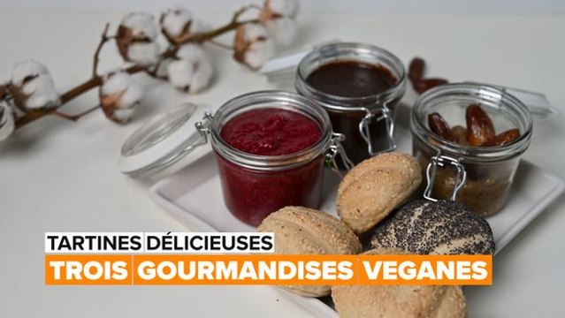 Tartines délicieuses : 3 gourmandises véganes