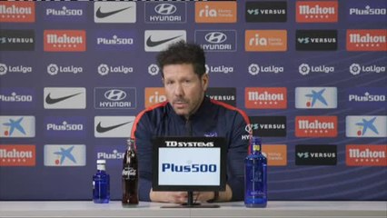Simeone sobre los positivos: "Estas cosas pueden suceder, saldremos con otros futbolistas"